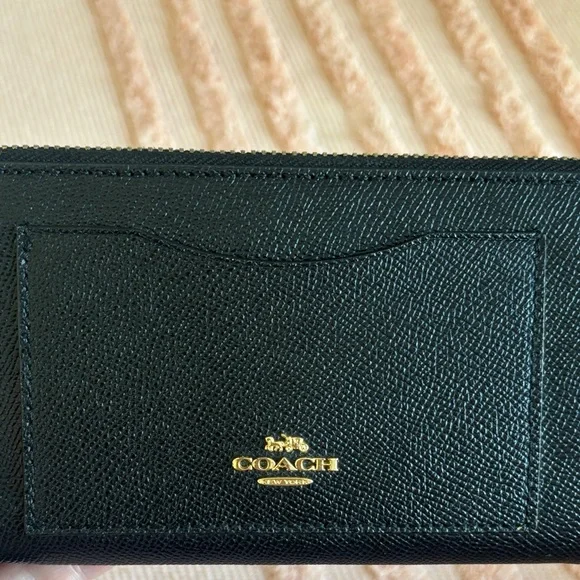 Coach Black Tote with Gold Accents - Picture 8 of 9